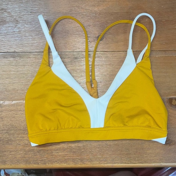 New ambition bra Lululemon 4 Fools Gold / Light Ivory - Picture 4 of 5